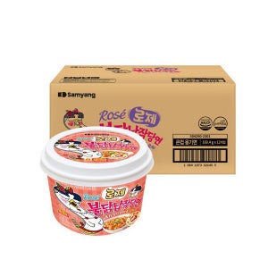 삼양 로제 불닭 납작당면 169.4g 12개