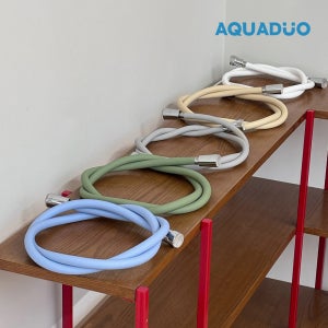 [N배송] 아쿠아듀오 물때X꼬임방지 슬림 항균작용 샤워기호스 2m