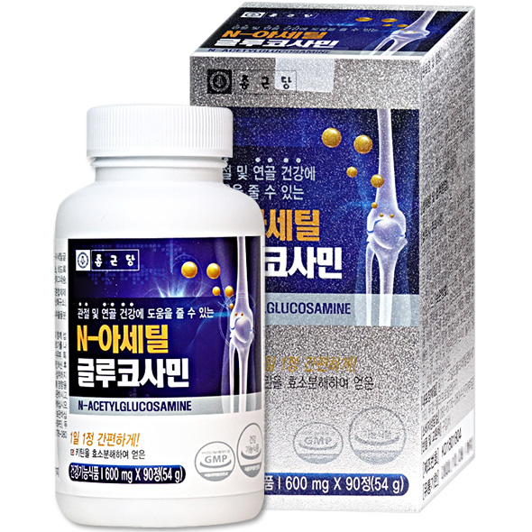 종근당 <b>N</b> 아세틸 글루코사민 600mg 90정 보행능력 계단승강능력 유의적 개선