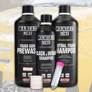 마프라 매니악 블랙 앤 랩 폼건 프리워시 뉴트럴 폼 카샴푸 3PH 프리워시 세트