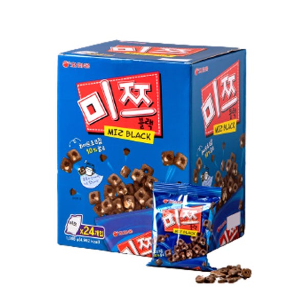 오리온 미쯔 시리얼 대용량 팩 42g x 24봉 사무실 간식 인간 사료 초코 과자 씨리얼