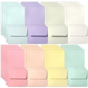 당일출고 미니 레인보우 파스텔 편지지 8종세트 편지지세트