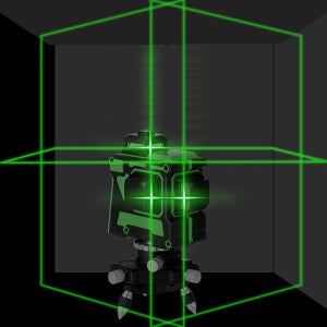 산업용 그린 레이저레벨기 360도 12라인 녹색 수평 수직 삼각다리