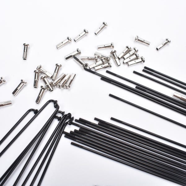 자전거 스포크14g 블랙2.0mm+니플 포함 J밴드타입