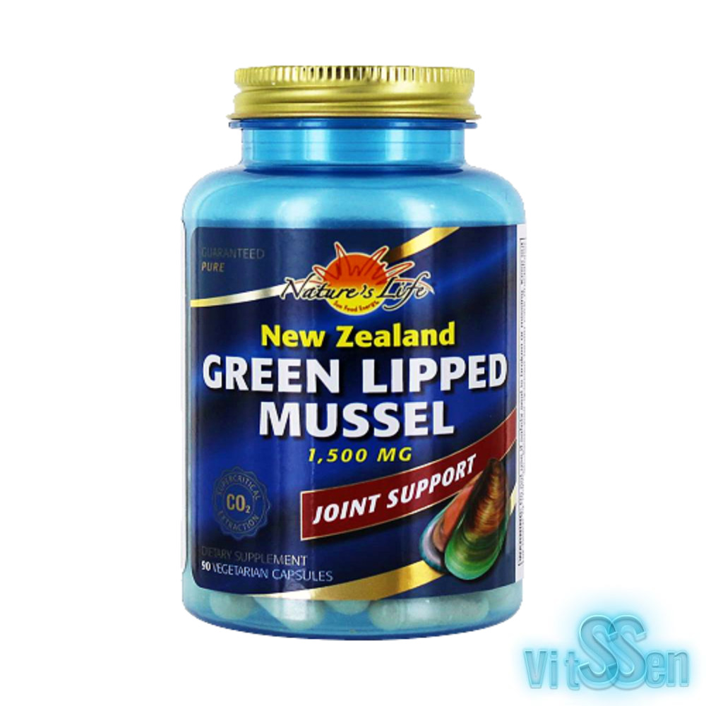 <b>네이쳐스라이프</b> 뉴질랜드 초록입 홍합 1500mg 90정