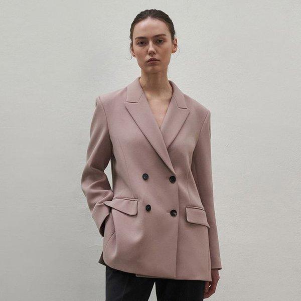 [갤러리아] Classic double-breast jacket - beige
