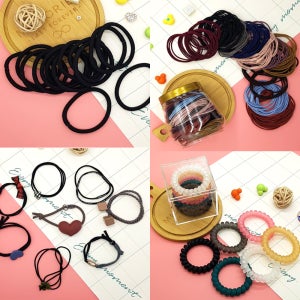 헤이져 머리끈 심플리 고무줄 스프링 전화선 헤어끈 곱창밴드