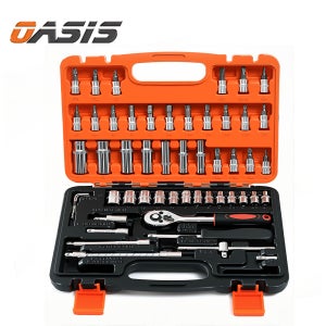 소켓렌치 라쳇핸들 복스알 육각 비트 깔깔이 연결대 53p 세트