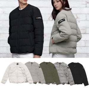 내셔널지오그래픽 경량 패딩 헤론 숏패딩 커플 단체잠바 덕다운