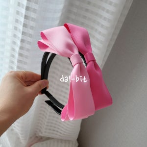 달빛 빅리본 머리띠(8color)