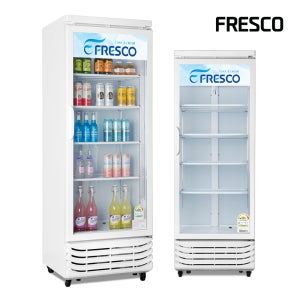 업소용 프레스코 음료수 냉장 쇼케이스 카페 식당 냉장고 FRE-465RD