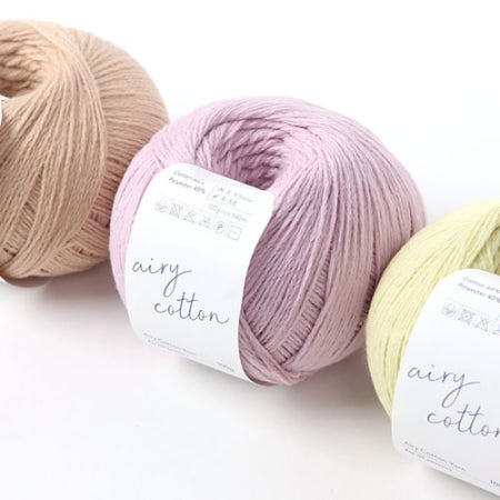에어리코튼(Airy Cotton) (1볼/100g±5g)뜨개실