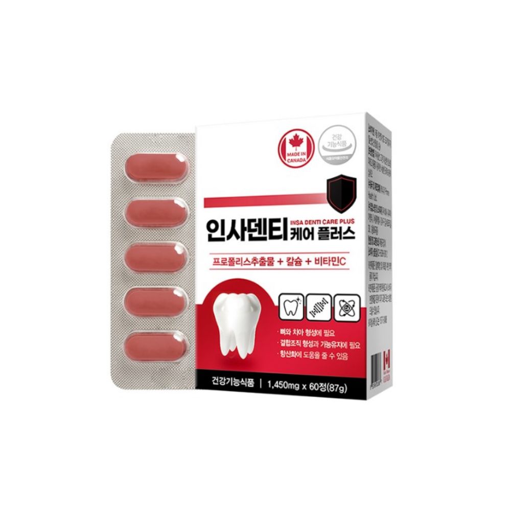 인사케어 플러스 60정(2개월분)) 영양제 치아 뼈 건강