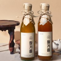 [부석] 시장방앗간 매일짠 국산 참기름 들기름 2구세트 (350ml)