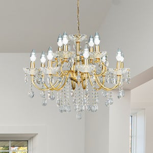 필스 12등 화려한조명 층고높은조명 크리스탈식탁등