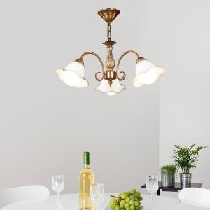 채널 3등 펜던트조명 도자기식탁등 LED식탁조명 (원형)