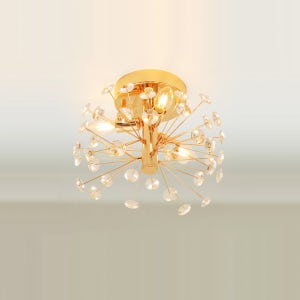 리스타 3등 LED직부등 천정등 현관센서등(골드)