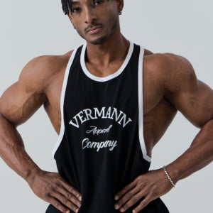 [베르만어패럴] 남성 컴퍼니 딥컷 헬스 나시 민소매 3colors 짐웨어 운동복