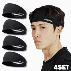 1+1+1+1 윈어블 프리미엄 쿨 스포츠 헤어밴드 여자 남자 헬스 자전거 러닝 땀흘림방지