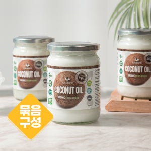 (묶음)코코어스 프리미엄 엑스트라버진 코코넛오일 500ml + 증정