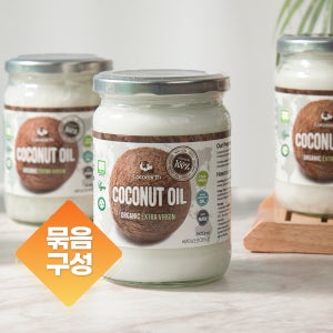 (묶음)코코어스 프리미엄 엑스트라버진 코코넛오일 500ml + 증정