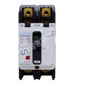 현대 배선용차단기 HDB 50S 2P 10A ~ 50A 현대일렉트릭