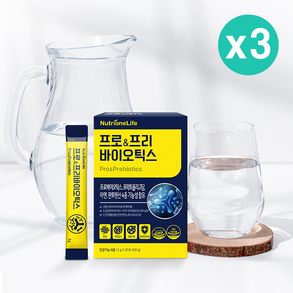 2+1 프로 프리 바이오틱스 정우성 유산균 프락토올리고당 장 건강 영양제 바이오스틱 가루