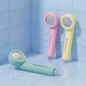 [단독] 퓨어썸 컬러 필터 샤워기 아쿠아민트 수압상승 샤워헤드