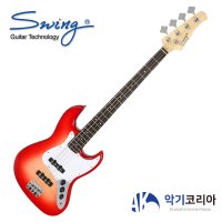 스윙 JAZZ KING PLUS RED BURST 4현 재즈 베이스 재즈킹 플러스