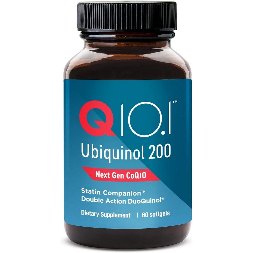 Q10.1 CoQ10 유비퀴놀 200mg 부스트 <b>에너지 Q10</b> Patented GG (60캡슐)