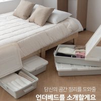 언더베드 리빙박스 이불정리함 부직포 침대밑수납 다이소이불가방 옷보관함 이불보관팩