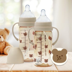 1+1 하이비 PPSU 에잇벤트 젖병 배앓이방지 빨대 젖병 트윈팩 170ml 270ml