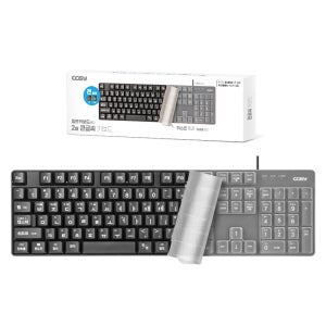 코시 키스킨 큰글씨 유선 키보드 저시력 어르신 초보 학생 가정용 사무용 게이밍 KB4074