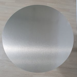 몽뜨가구 메탈 카페테이블 원형평판다리(화이트/블랙/실버) 2인식탁 500 580 700 사이즈