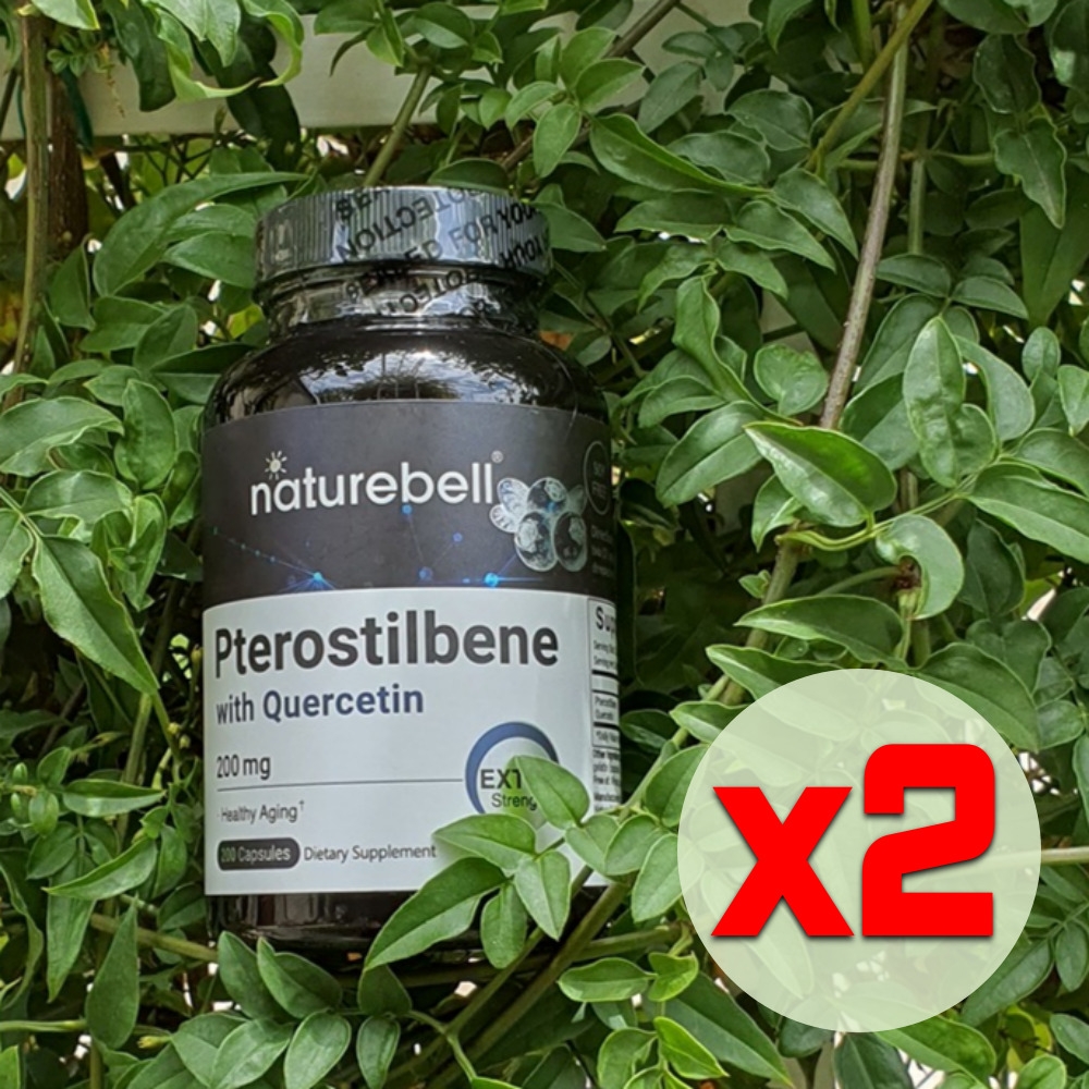 1+1 네이처벨 프테로<b>스틸벤</b> 퀘르세틴 200mg 효능 프로<b>스틸벤</b> 고약사 효능 200캡슐