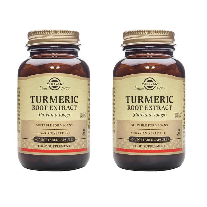 솔가 강황 뿌리 추출물 60 캡슐 x2병 Turmeric root
