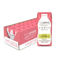 매일유업 매일상하목장 유기농 딸기우유 125ml, 24개