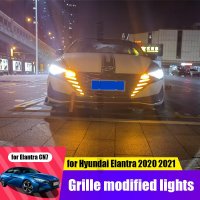 아반테 그릴 현대 elantra avante cn7 2020 2021 그릴 리어 범퍼 라이트 수정 주간