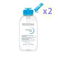 바이오더마 하이드라비오 H2O 클렌징 워터 펌프 500ml 2개 Bioderma Hydrabio Cleansing Water