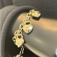 샤넬 하트 참 체인 팔찌 CHANEL HEART CHARM CHAIN BRACELET