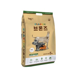 [리뉴얼 출시 이벤트 수량한정] 도그랑 클래식 브론즈 전연령 리필형 사료 5kg