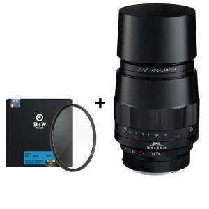 보이그랜더 마크로 아포란타 110mm F2.5 소니 FE + B+W Basic 58mm