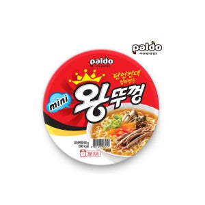 팔도 미니왕뚜껑 80g 16개