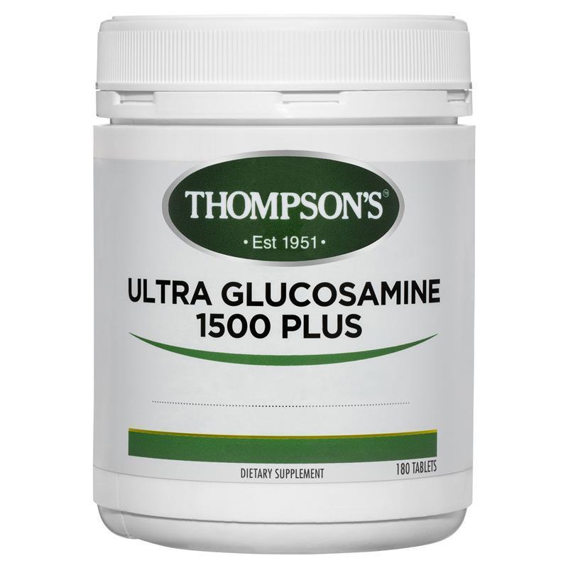 Thompsons <b>Ultra Glucosamine</b> 톰슨스 <b>울트라 글루코사민 1500</b>mg <b>플러스</b> 180타블렛