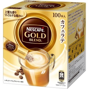 네스카페 골드 블렌드 카페라떼 스틱커피 100P