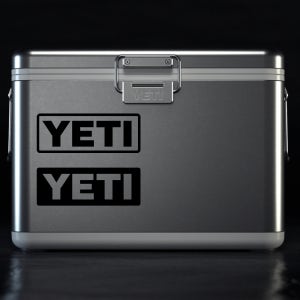 예티 스티커 방수 데칼 YETI 80mm