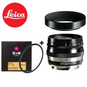 (정품등록이벤트) 보이그랜더 헤리어 클래식 50mm F1.5 라이카 M + B+W Master 49mm