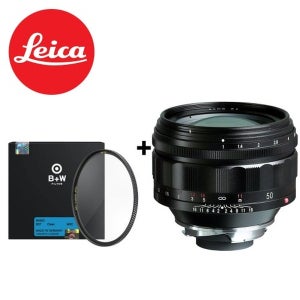 보이그랜더 녹턴 50mm F1 ASP 라이카 M + B+W BASIC 62mm