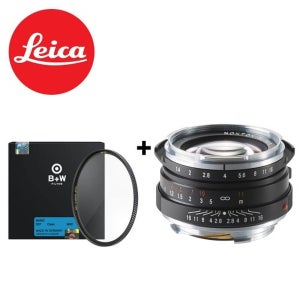 보이그랜더 녹턴 클래식 40mm F1.4 멀티코팅 라이카 M + B+W Basic 43mm