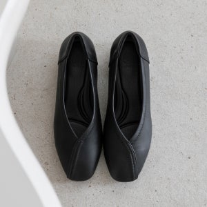 마이스킨 몰드창 스판 펌프스(4cm) 발편한 여자구두 미들힐